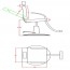 Fauteuil esthétique Platy: hydraulique et pivotant avec hauteur et rotation réglables